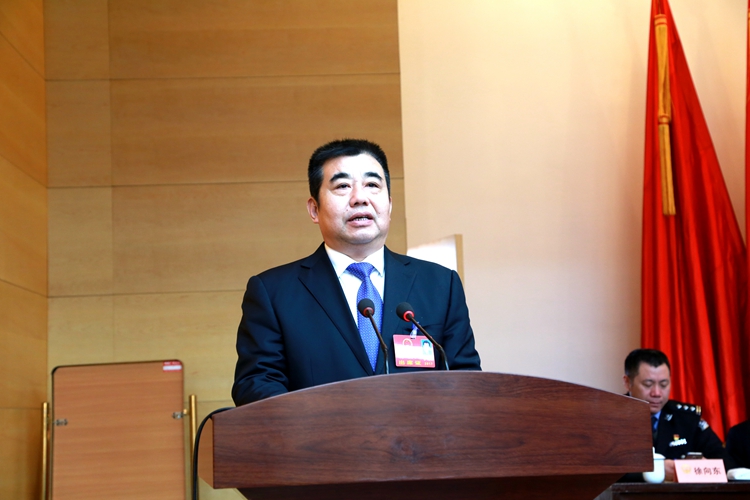 图县十五届人大一次会议举行选举大会