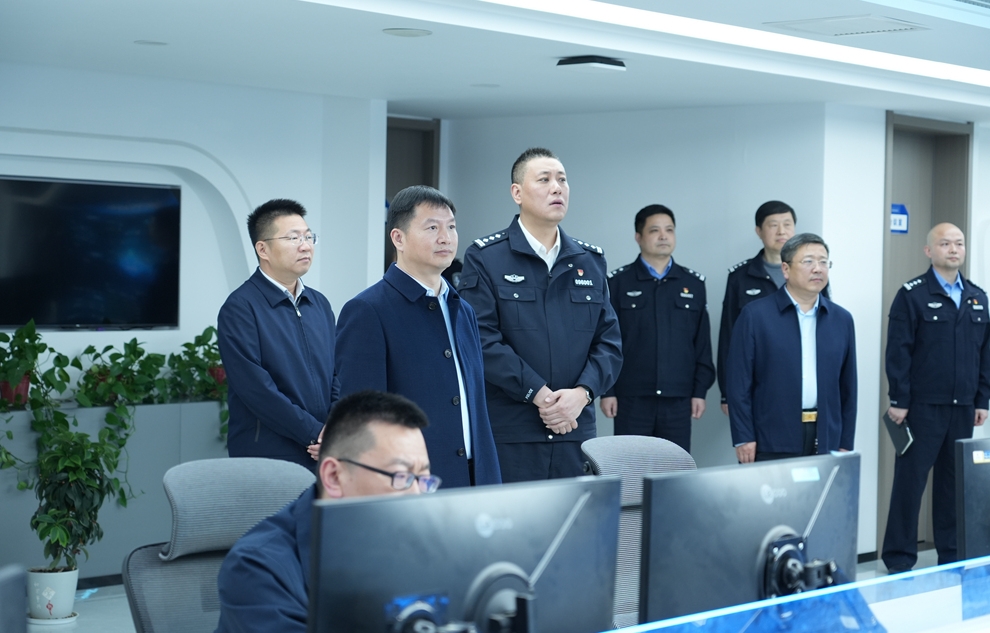 [图]王宁调研政法工作