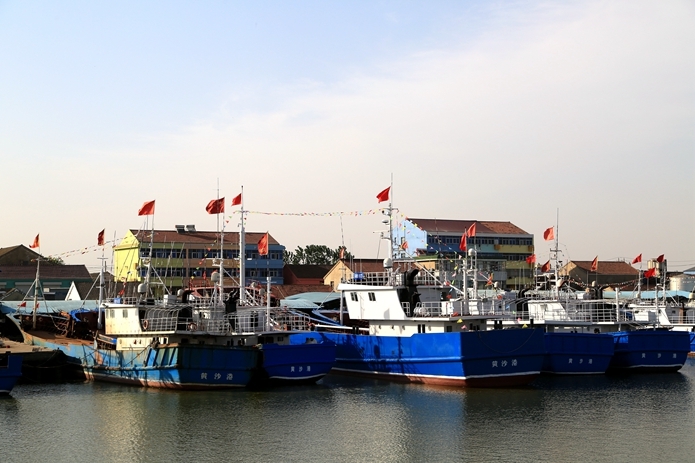 射阳县人民政府 图说射阳 国家中心渔港黄沙港