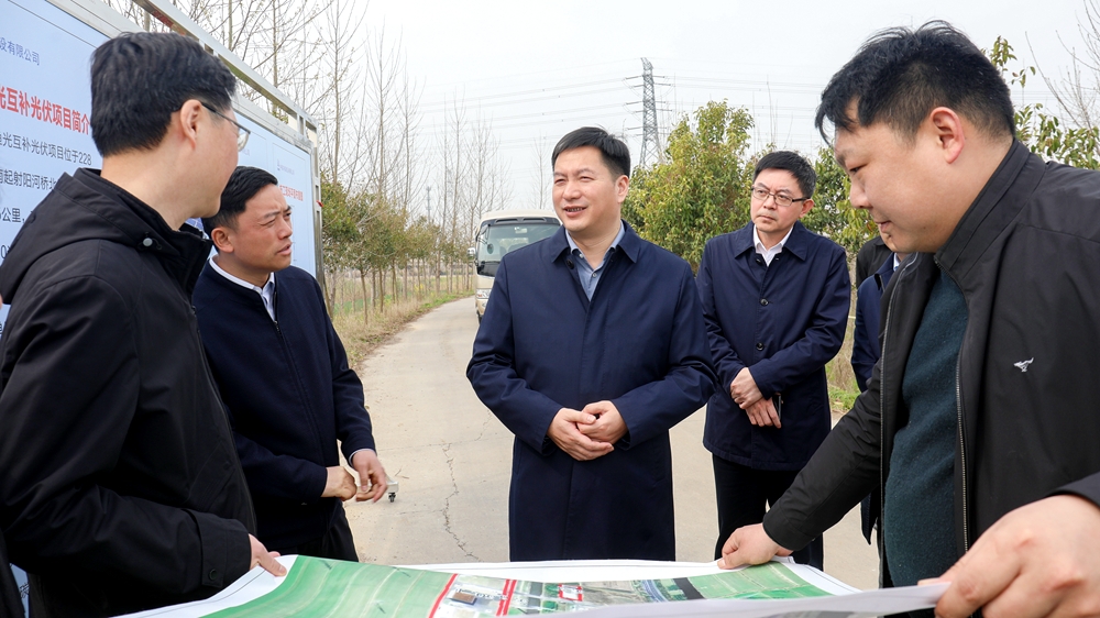 县委副书记,县长王宁到射阳港经济开发区,围绕零碳园区建设工作开展实