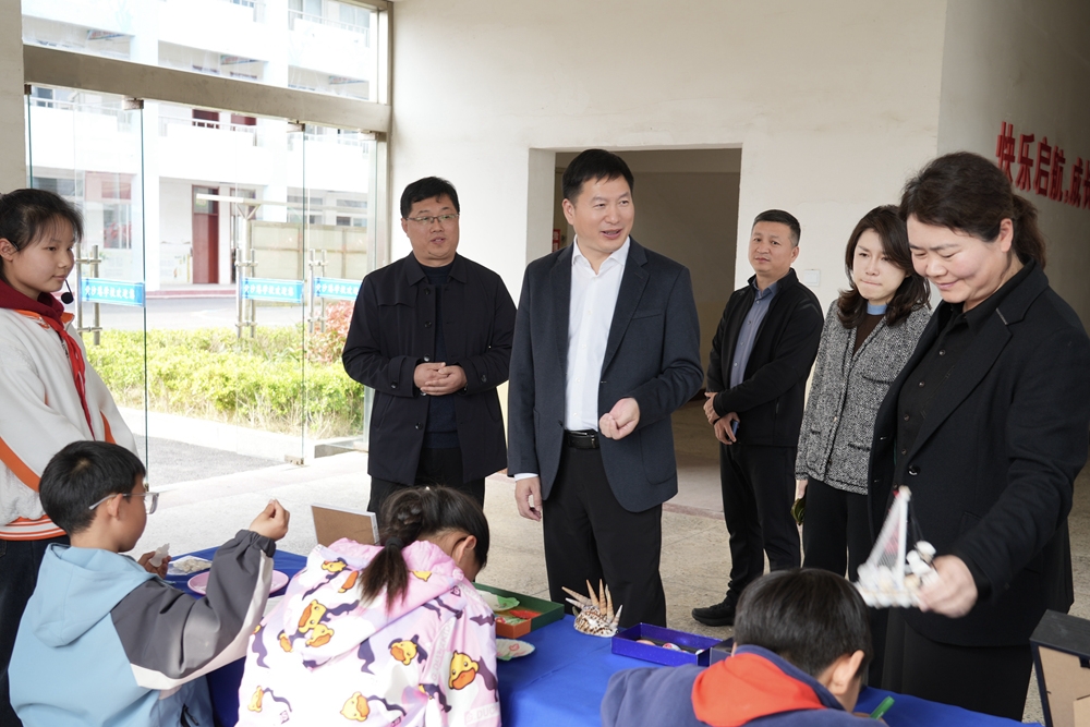 [图]王宁调研教育高质量发展工作